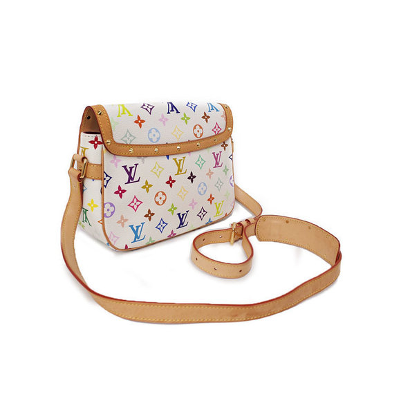 Louis Vuitton Monogram Sologne Shoulder Bag Multicolor White - Picture 2 of 9